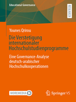 cover image of Die Verstetigung internationaler Hochschulstudienprogramme